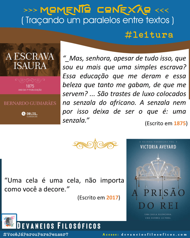 Textos comparados (Escrava Isaura e A Prisão do Rei)